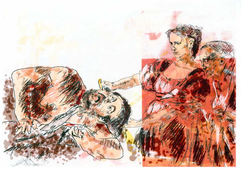 Judith Beheading Holofernes nach Caravaggi (2013)